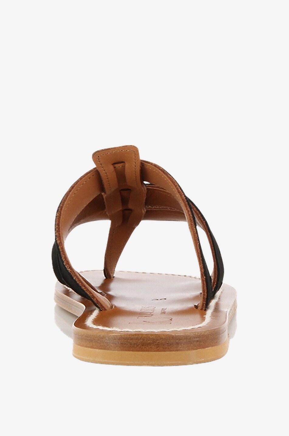 K JACQUES Mules plates en daim Dolon Femme NOIR 3