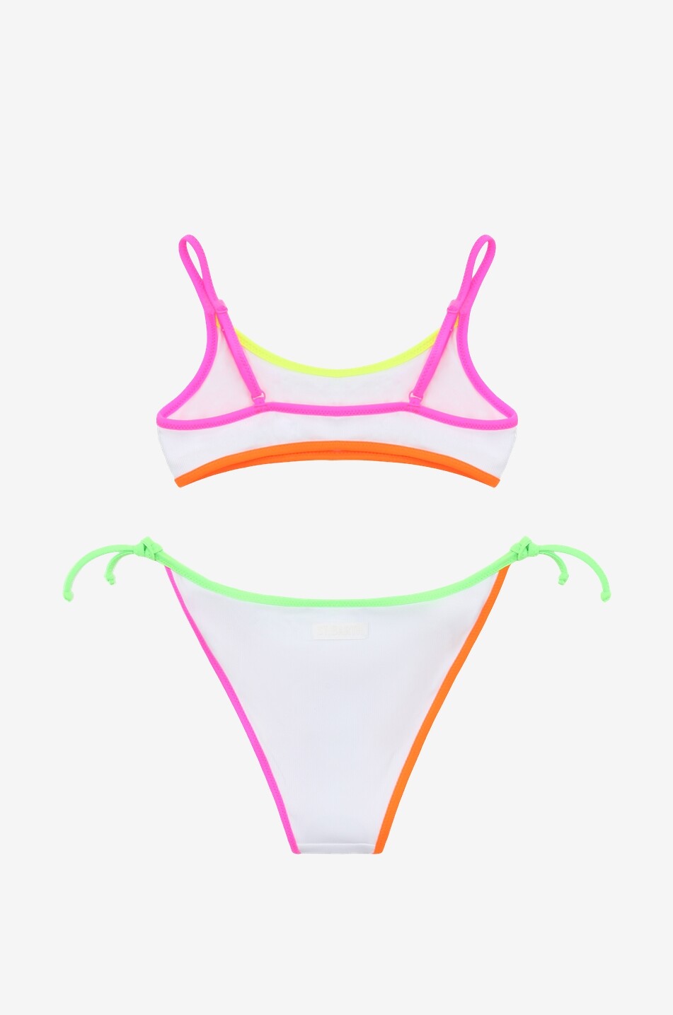 MC2 SAINT BARTH Gerippter Sport-Bikini für Mädchen Jaiden String Unisex BUNT 2