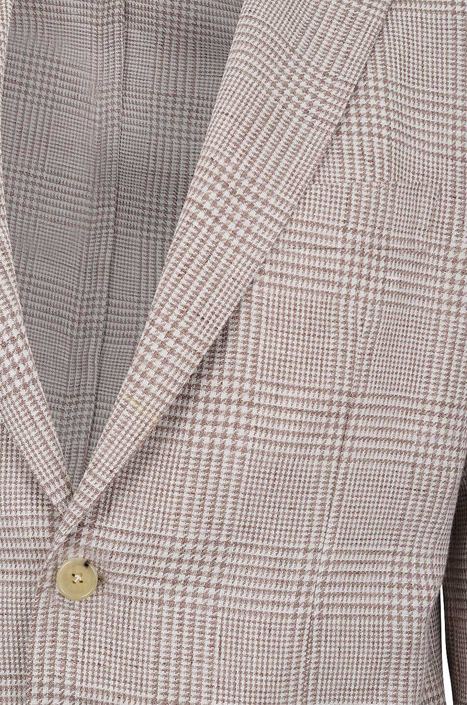 LUIGI BORRELLI Procida linen and wool blazer Men MEDIUM BROWN 3