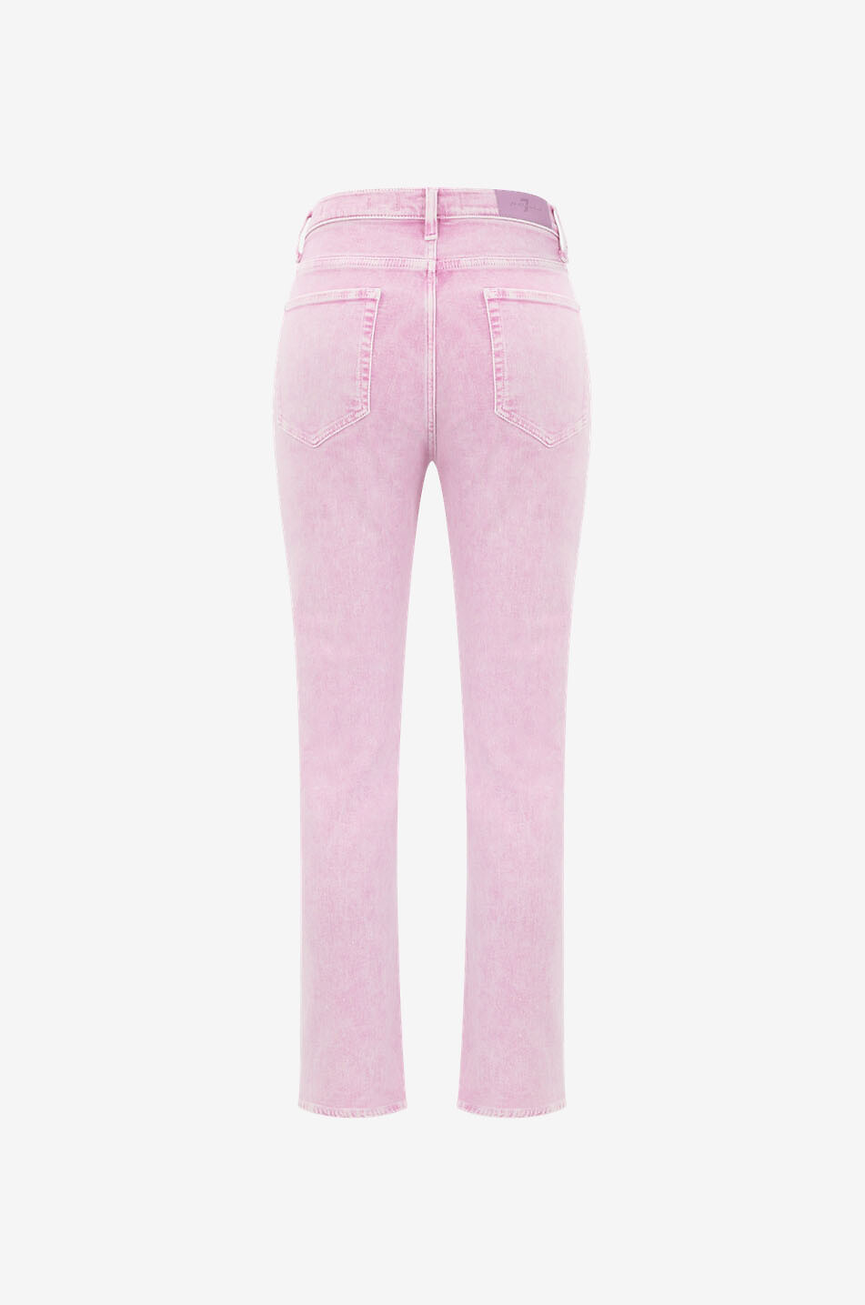 7 FOR ALL MANKIND Easy Slim Ankle Fit cotton slim fit jeans Women PINK 2