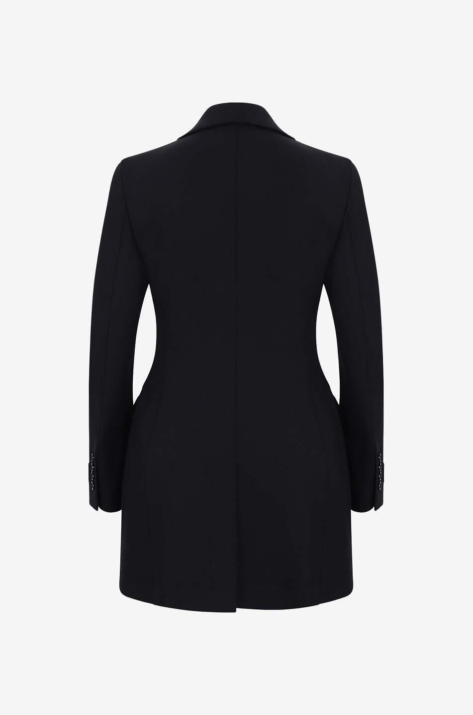 DOLCE & GABBANA Einreihiger Gehrock aus Jersey Kim D&G Turlington Damen SCHWARZ 2