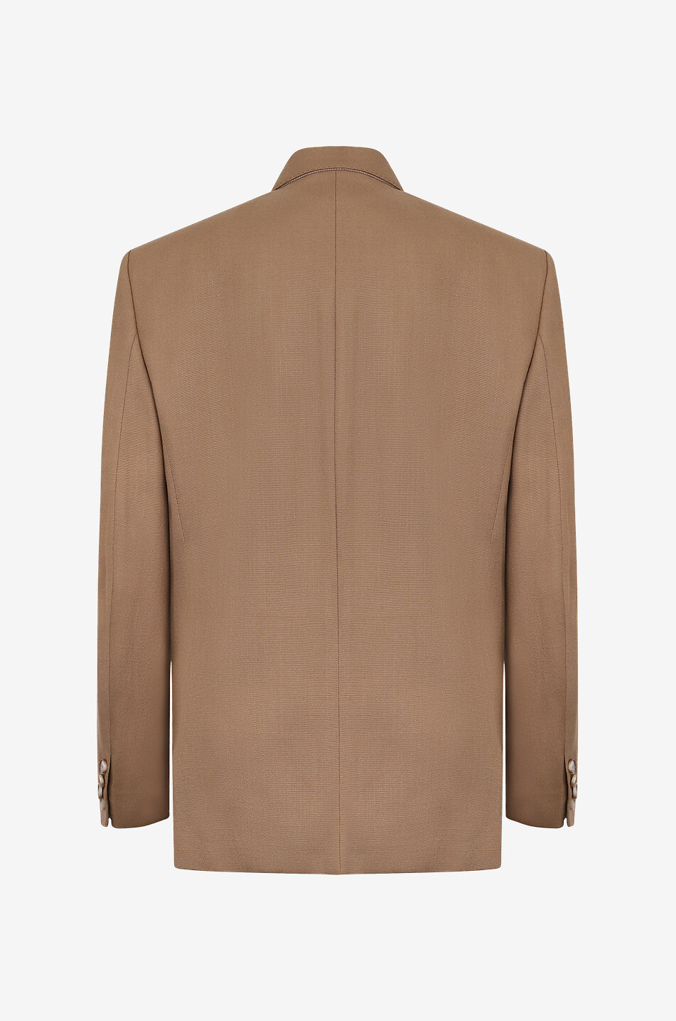 Blazer oversize à boutonnage double grain de poudre