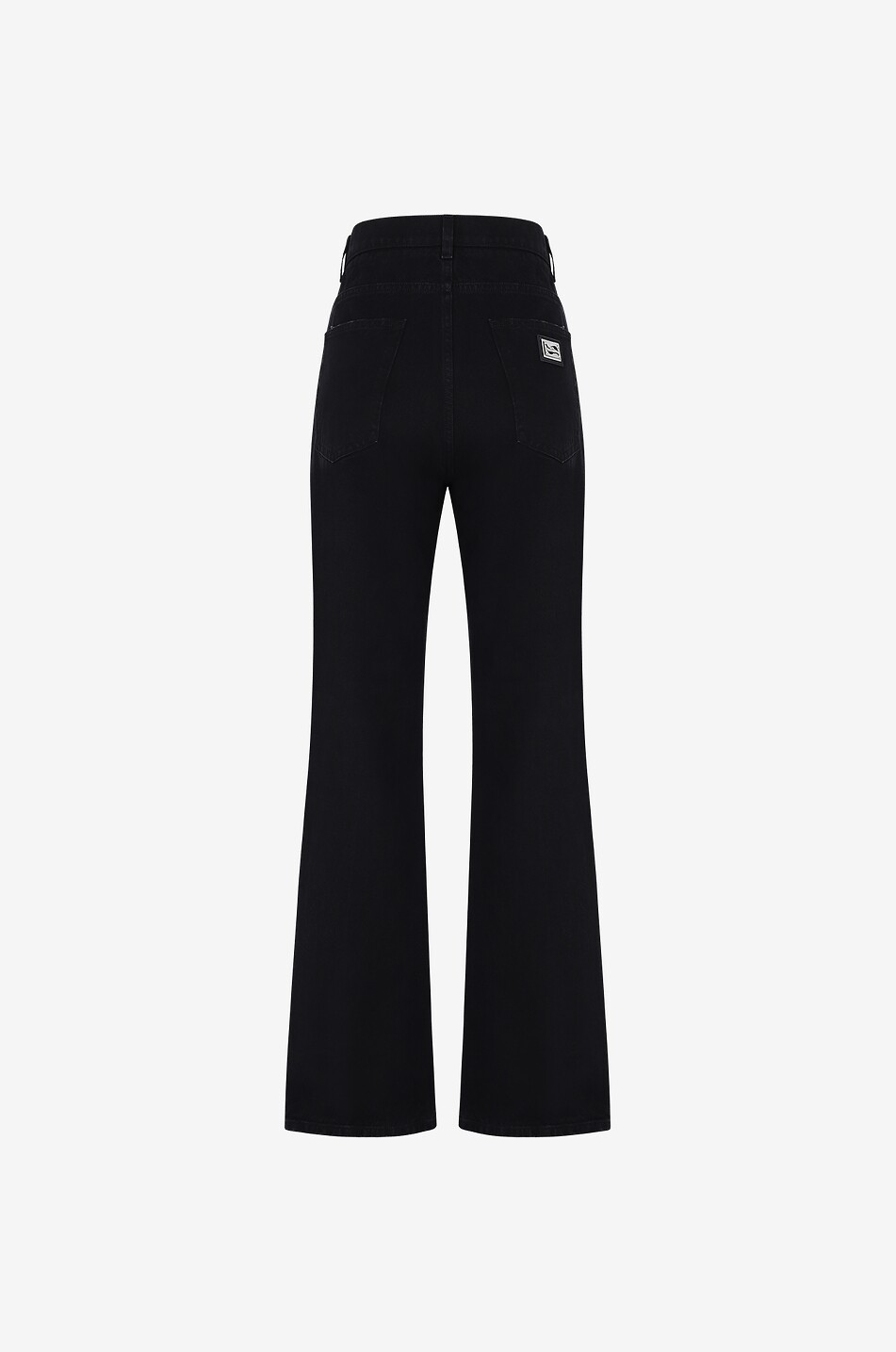 DOLCE & GABBANA KIM DOLCE & GABBANA flared frayed denim jeans Women BLACK 2