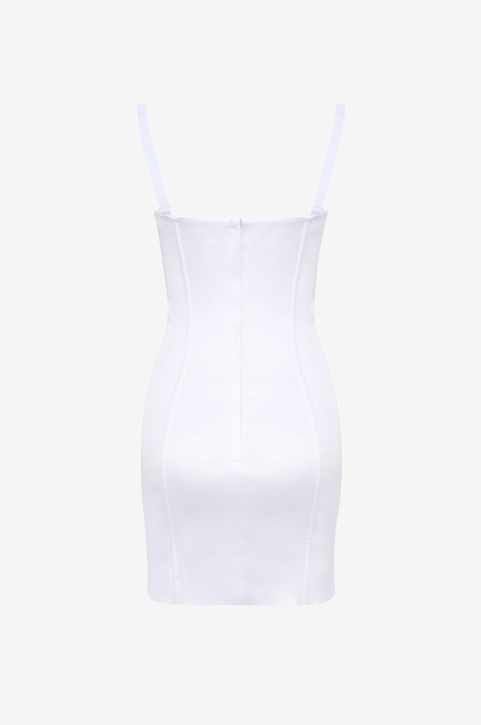 Mini robe corset en satin 1991-92