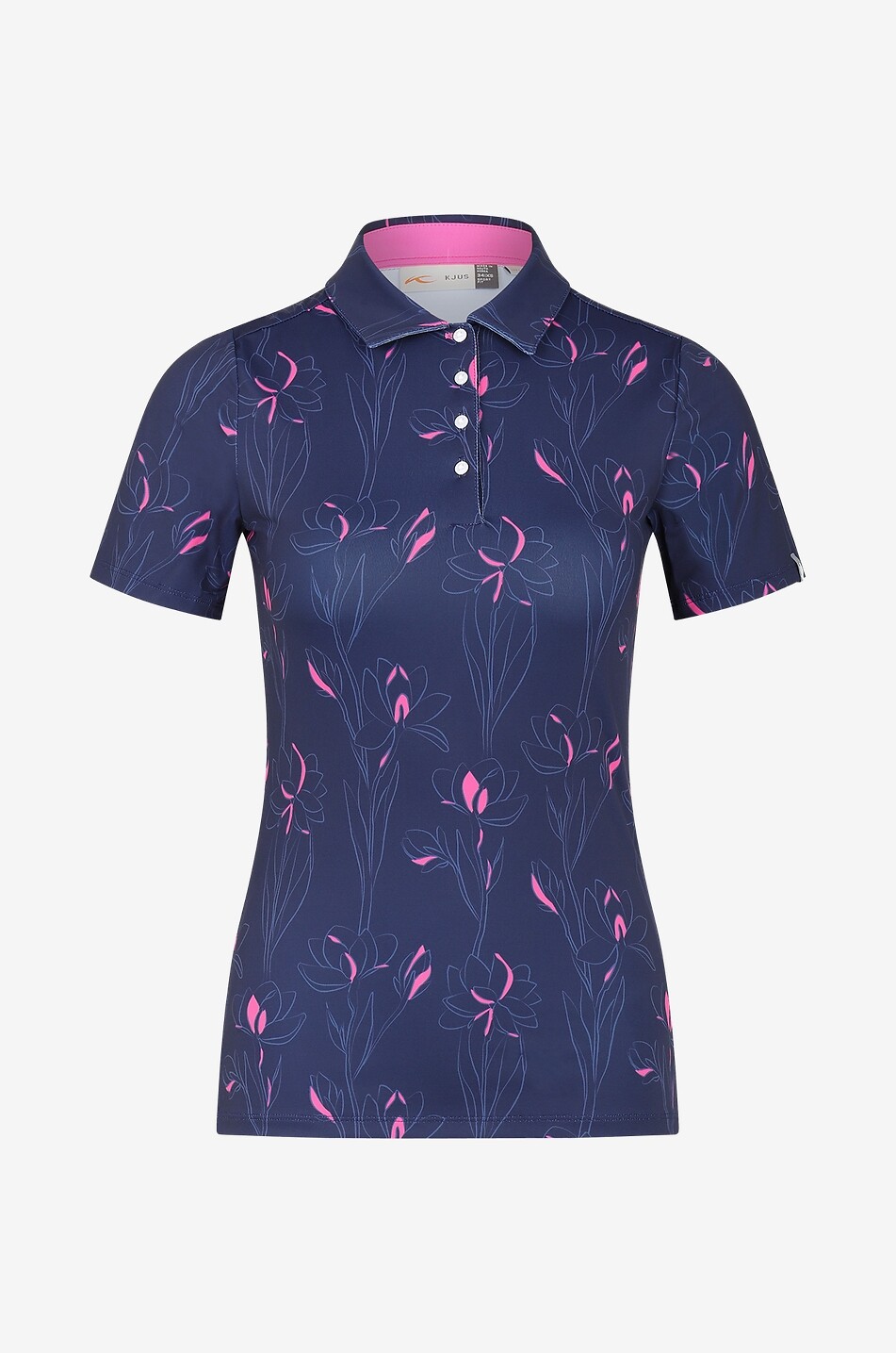 Polo de golf ajusté imprimé Enya