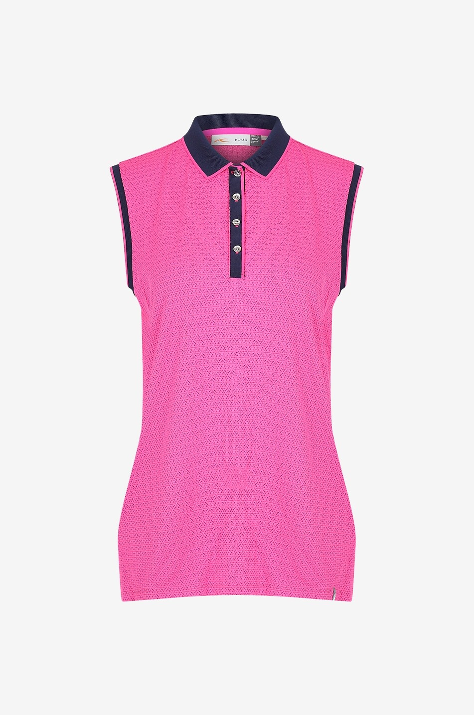 Polo de golf sans manches Ella Structure