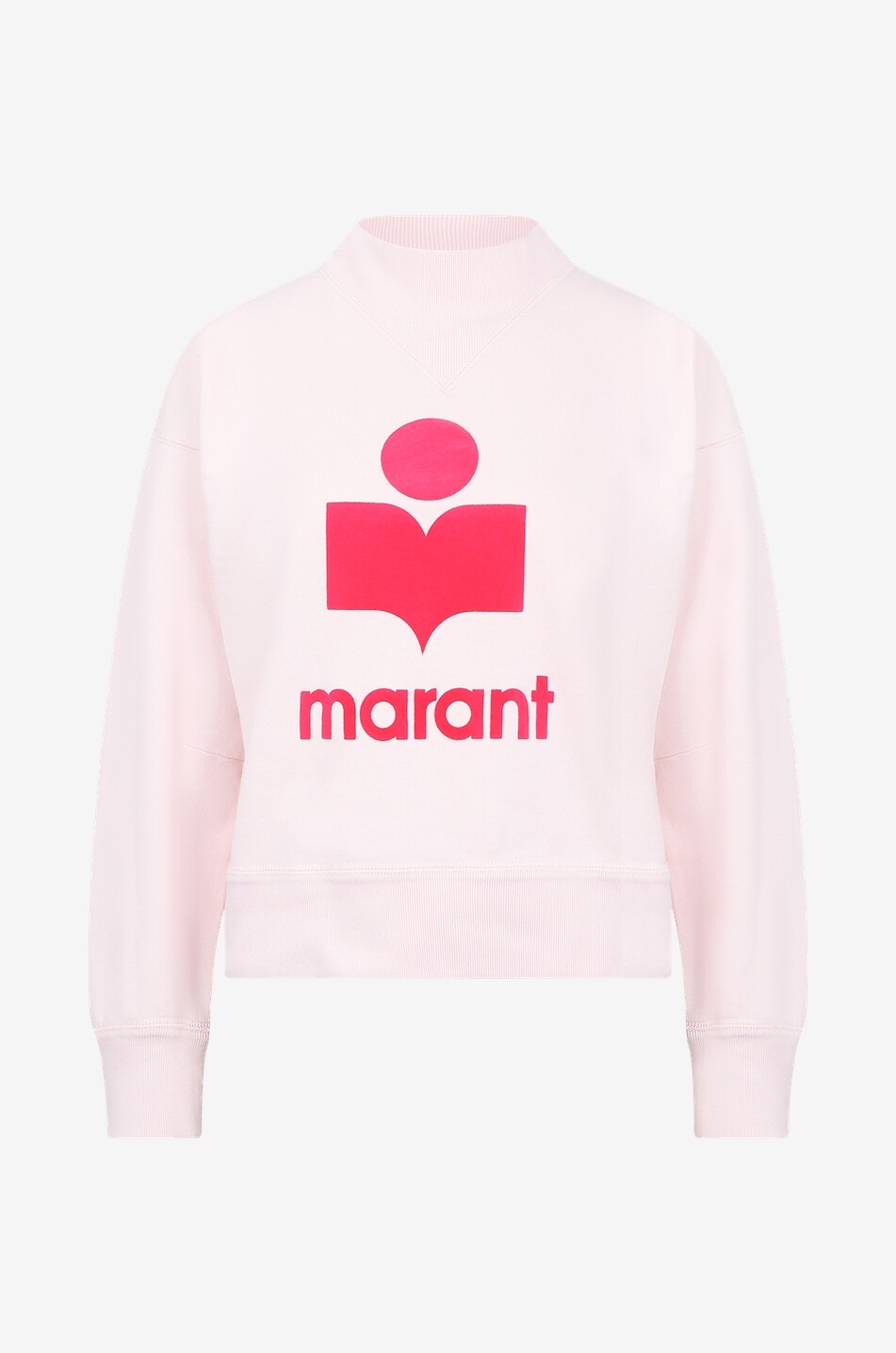 Sweat-shirt à col montant et logo Moby