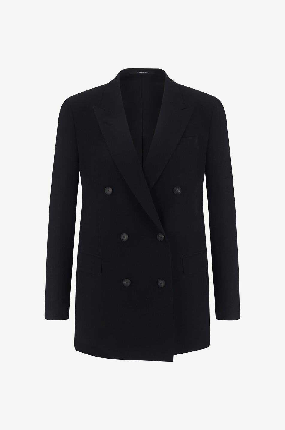 Jasmine straight-fit crepe blazer