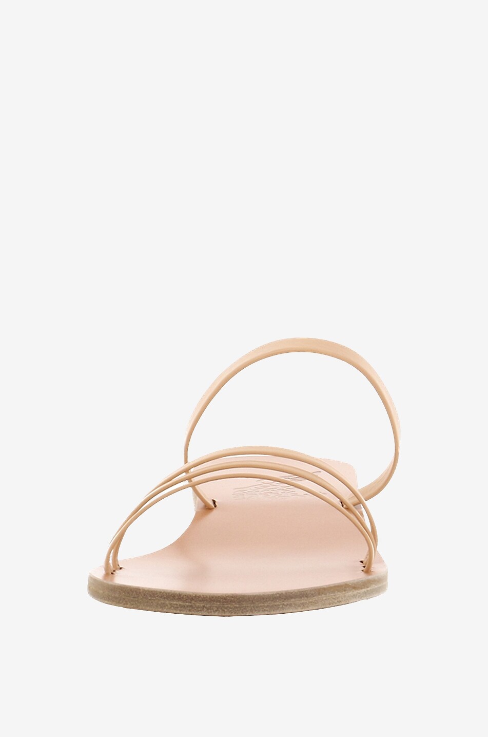 ANCIENT GREEK SANDALS Leder-Pantoletten mit Blockabsatz Siopi Heel Damen HELLORANGE 2