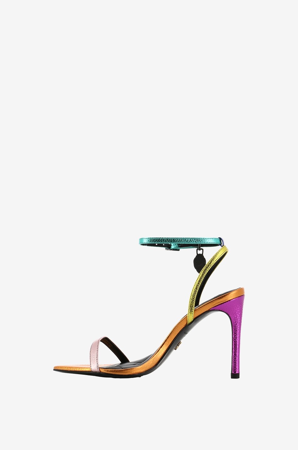 KURT GEIGER LONDON Sandalen mit Absatz aus Leder Shoreditch Damen BUNT 3