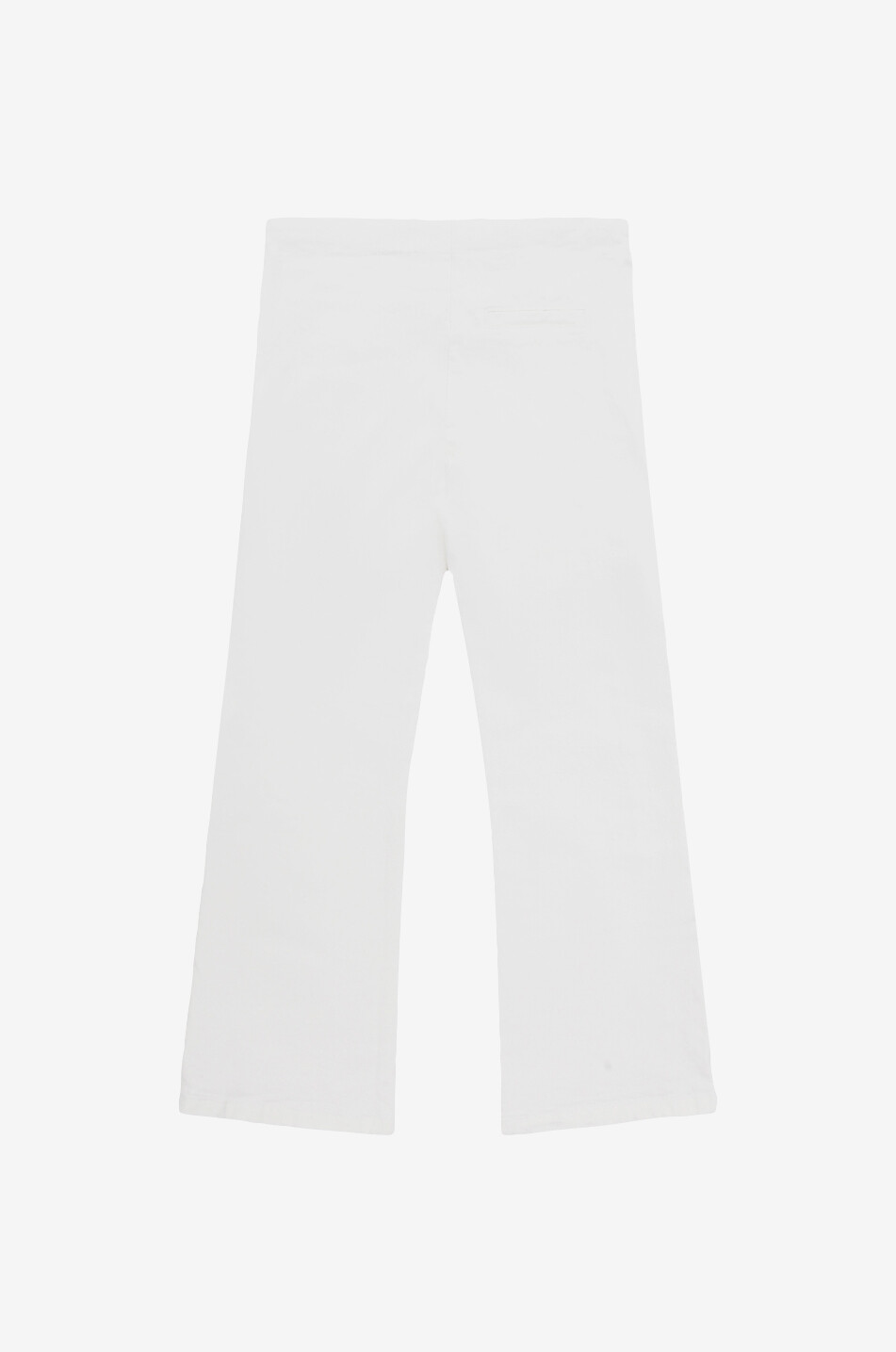 Jean fille évasé effet pantalon à pont