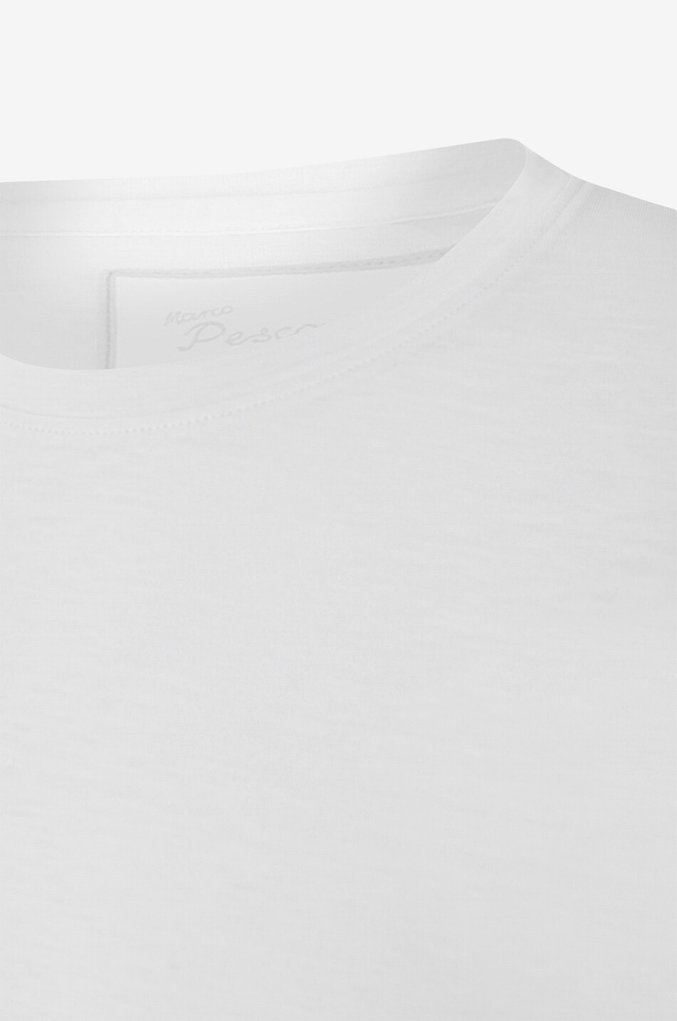 MARCO PESCAROLO T-shirt à manches courtes en soie et coton James Homme BLANC 3