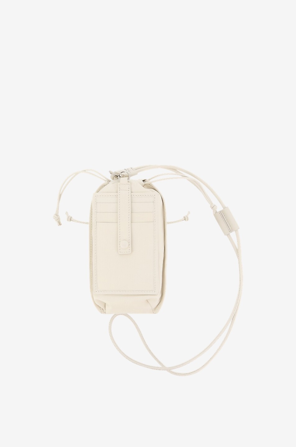 Pochette à téléphone portable en cuir nappa