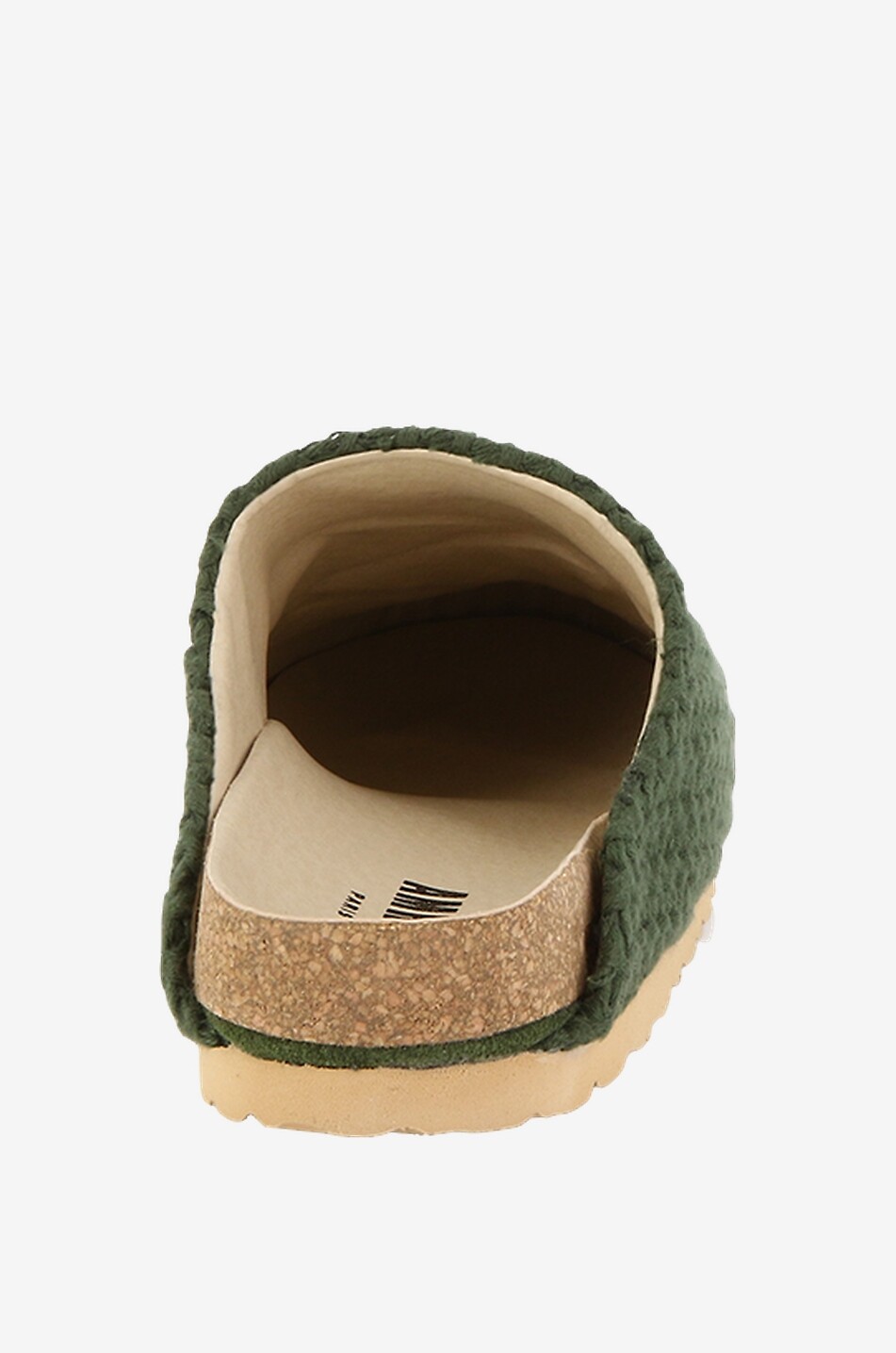 AMROSE Clogs aus Baumwolle und Wolle Minimalist Damen KHAKI 4