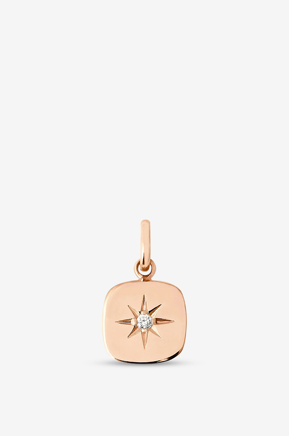 GIGI CLOZEAU Miss Gigi rose gold and diamond pendant Women PINK 1