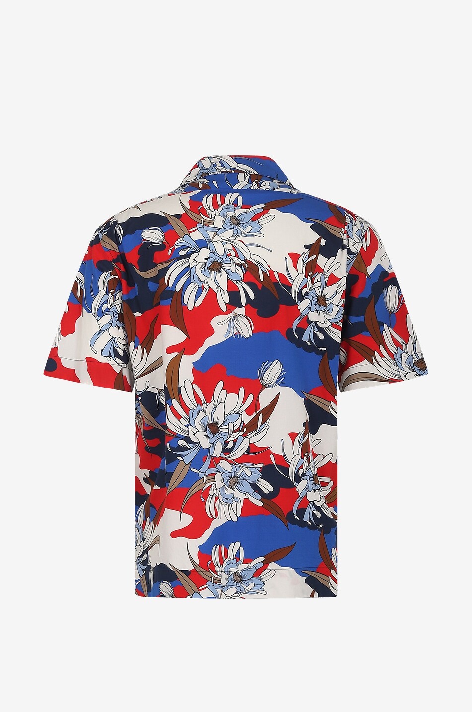 MONCLER Kurzarm-Hemd Floral Camo Herren BUNT 2