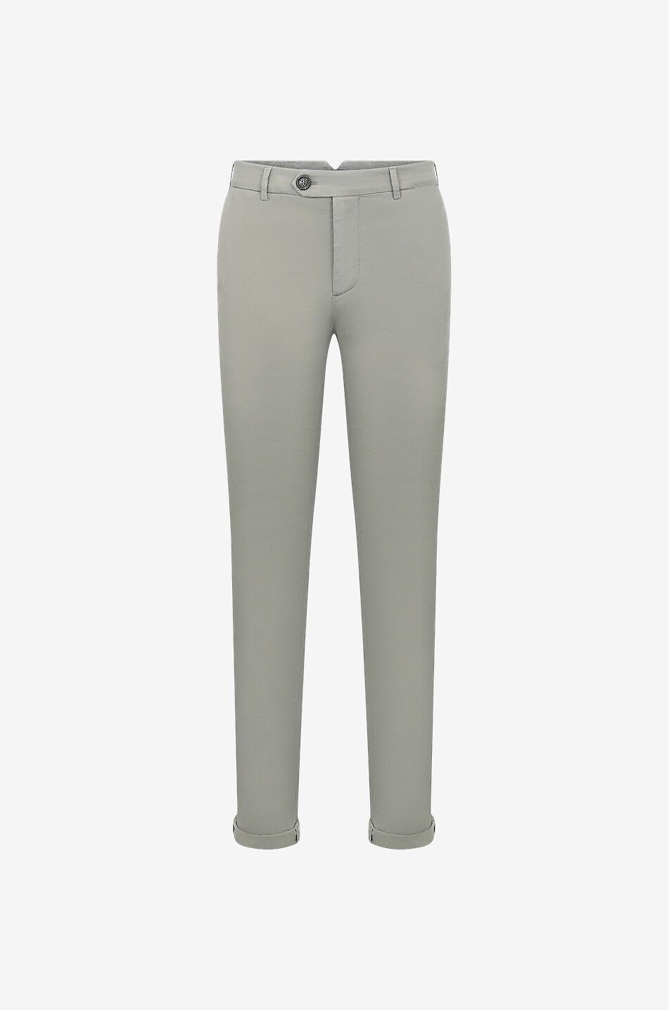 BRUNELLO CUCINELLI Pantalon chino slim en coton stretch Italian Fit Homme VERT CLAIR 1