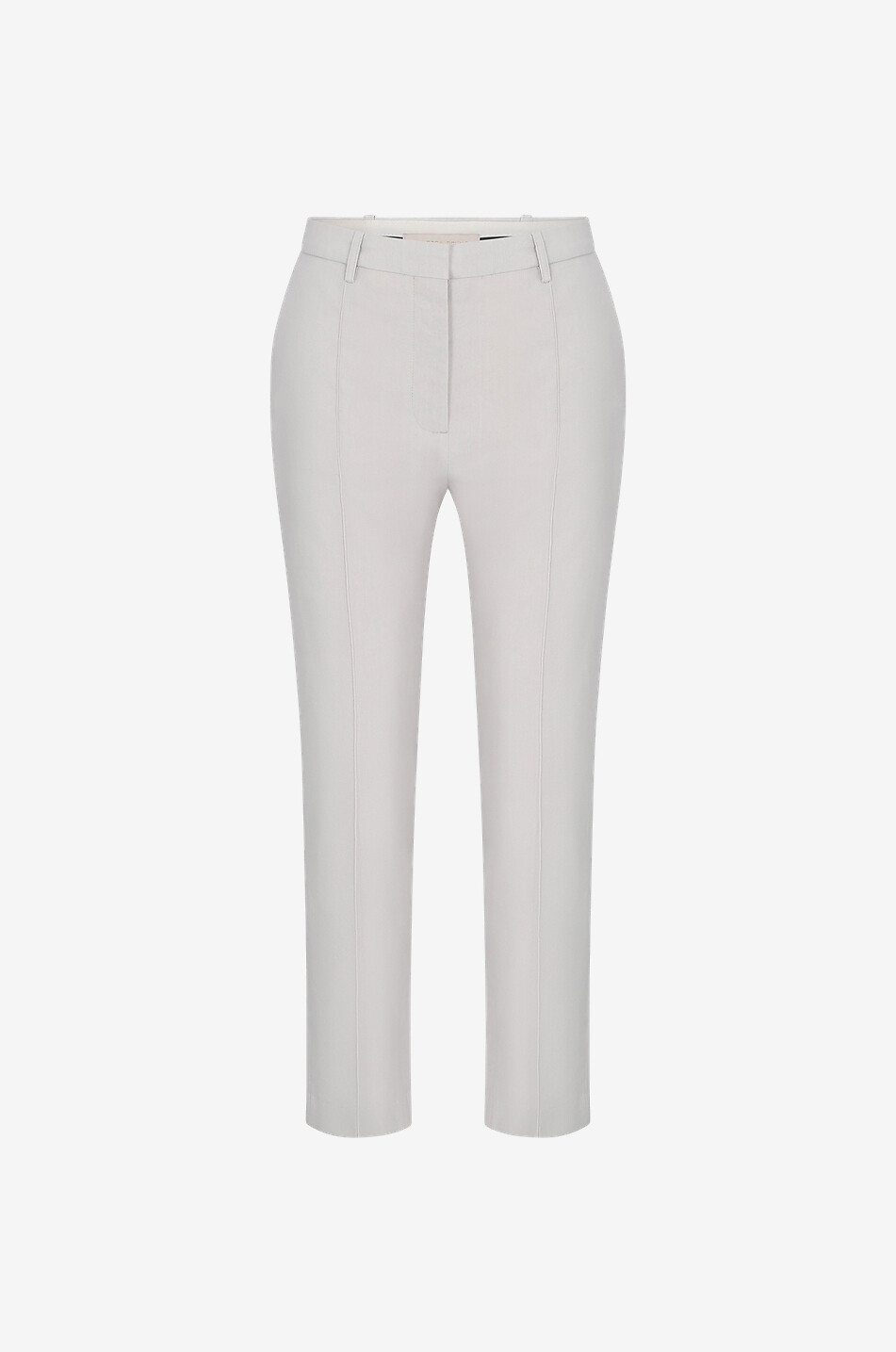 VANESSA BRUNO Moustique linen and viscose suit trousers Women EGGSHELL 1