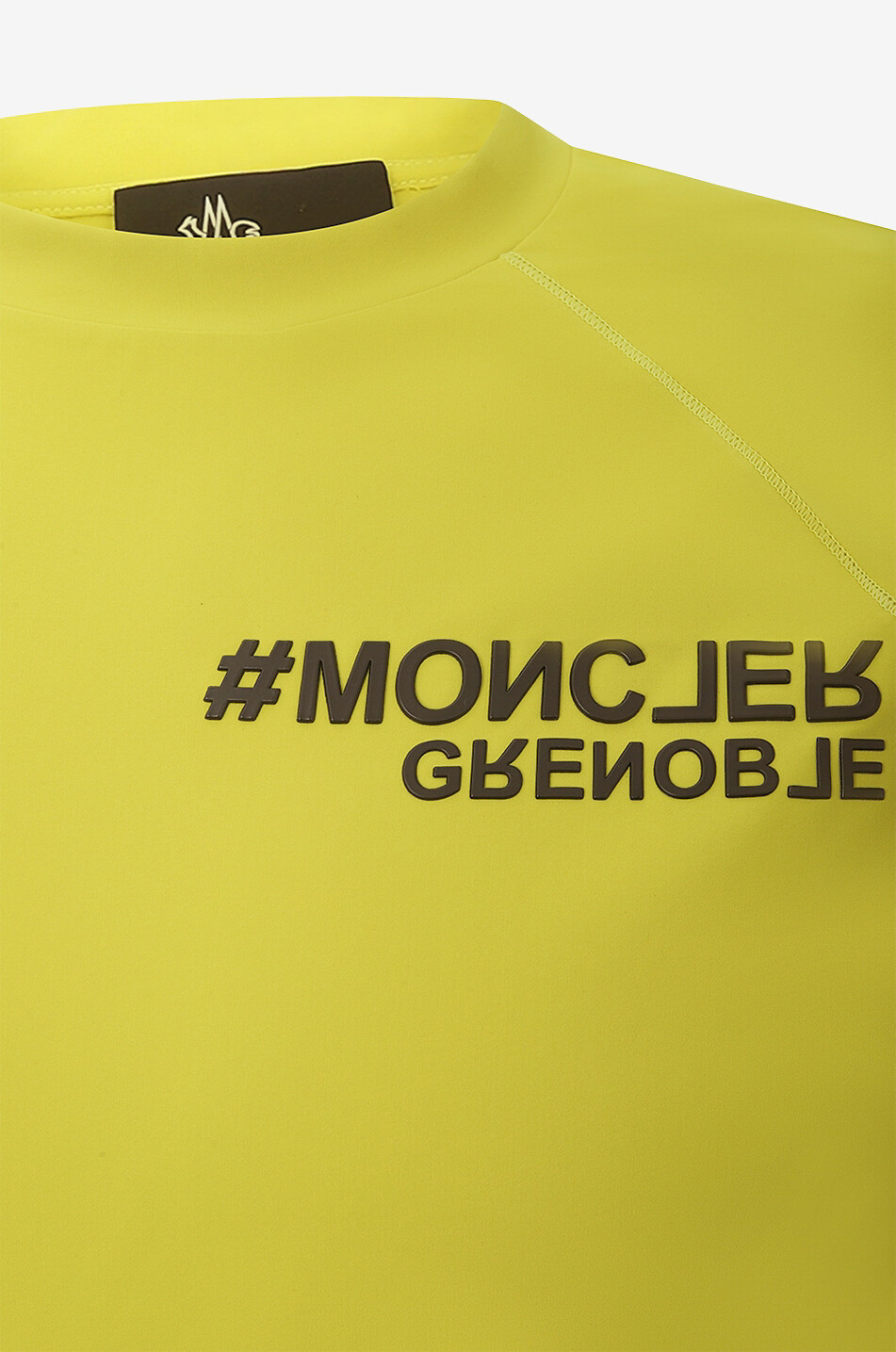 MONCLER GRENOBLE Day-Namic ventilated fitted T-shirt Men YELLOW 3