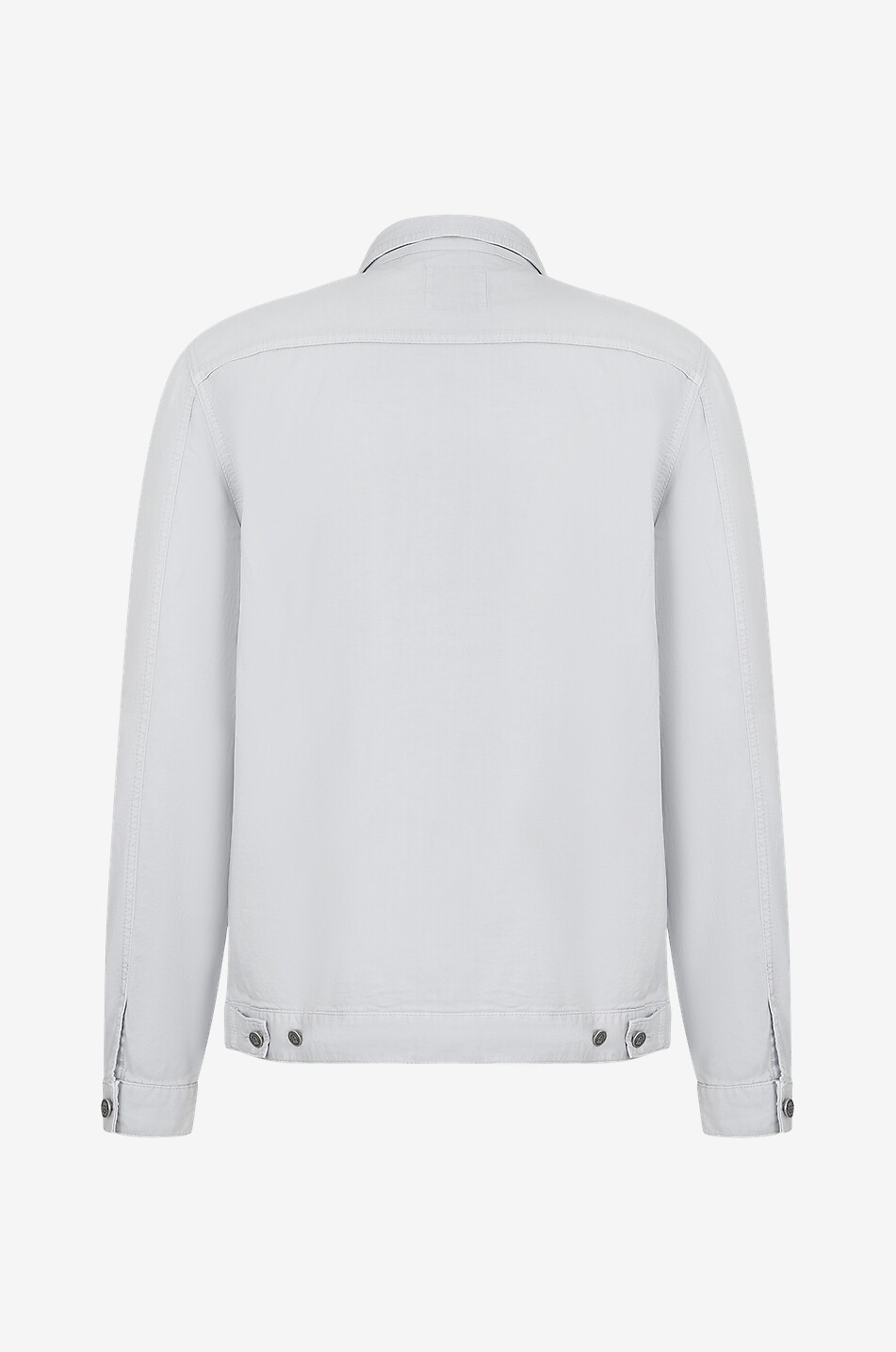 RICHARD J. BROWN Veste chemise en lyocell mélangé Steve Homme GRIS CLAIR 2