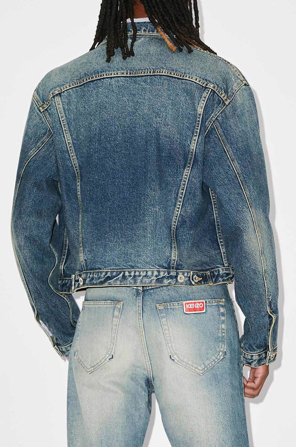 Jeansjacke Trucker Medium Stone