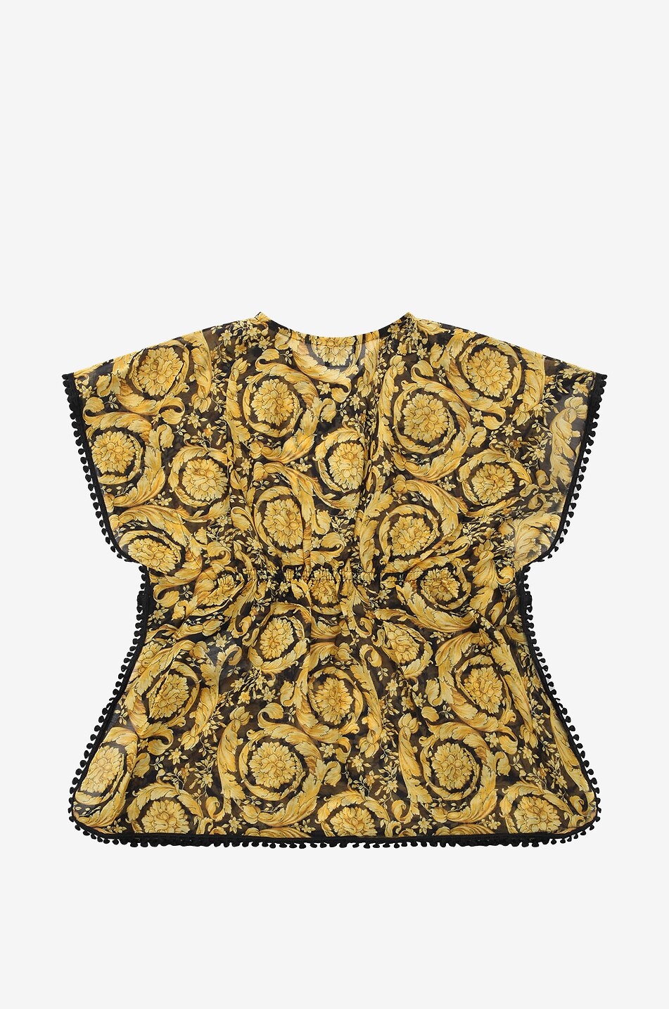 VERSACE Caftan de plage fille Barocco Fille DORE 2