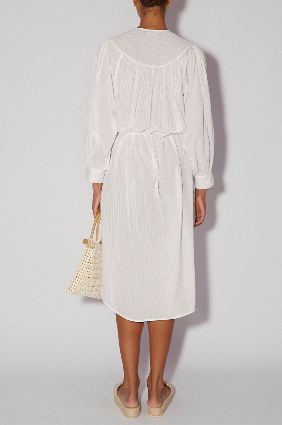 Robe midi en coton Suleo