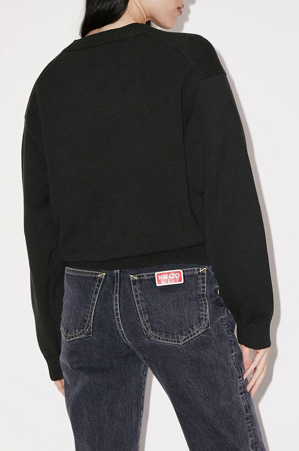 KENZO Sweat-shirt en coton Boke Flower Femme NOIR 4