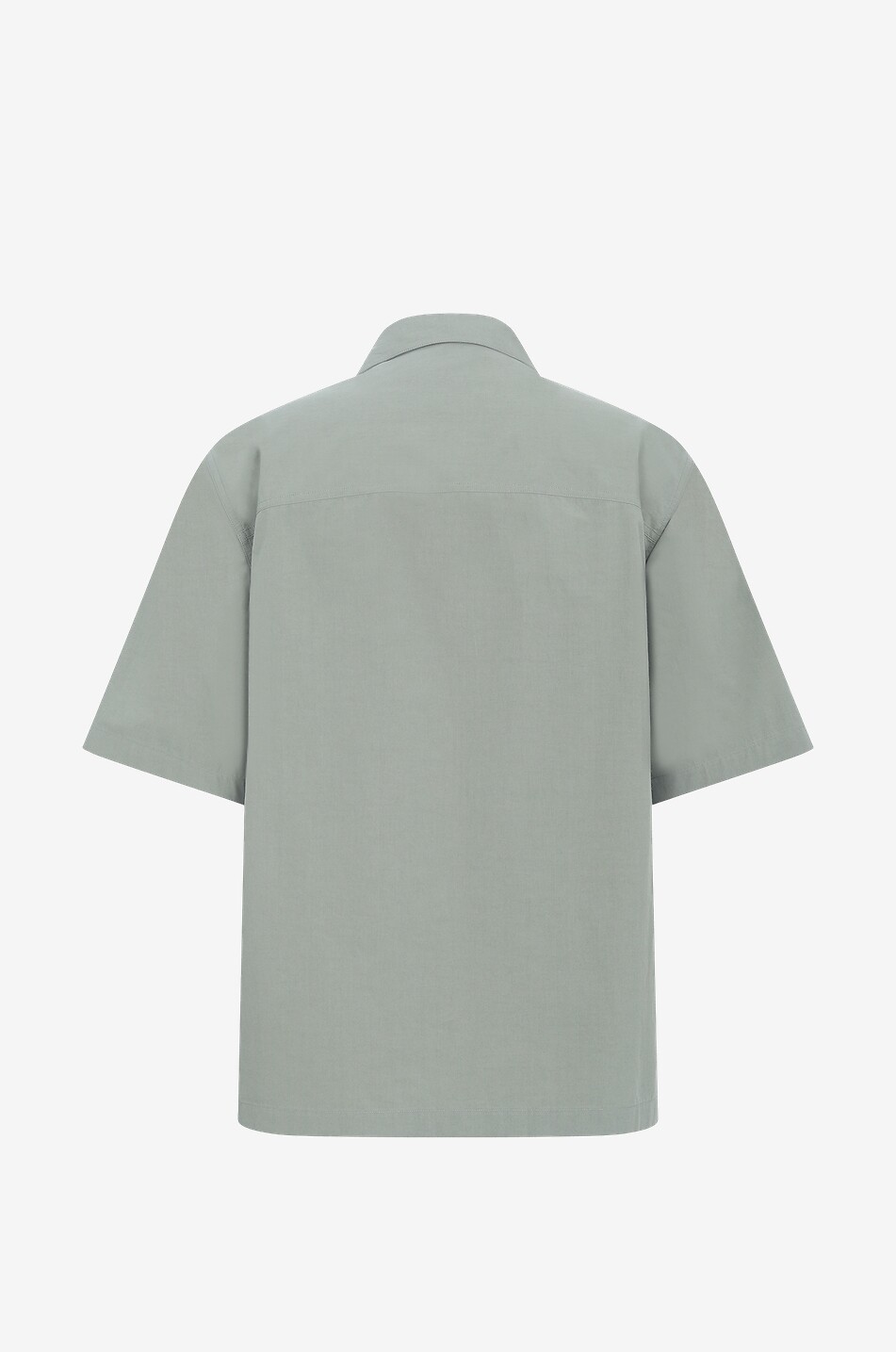 JIL SANDER Kurzarm-Hemd aus Baumwollpopeline Herren KHAKI 2