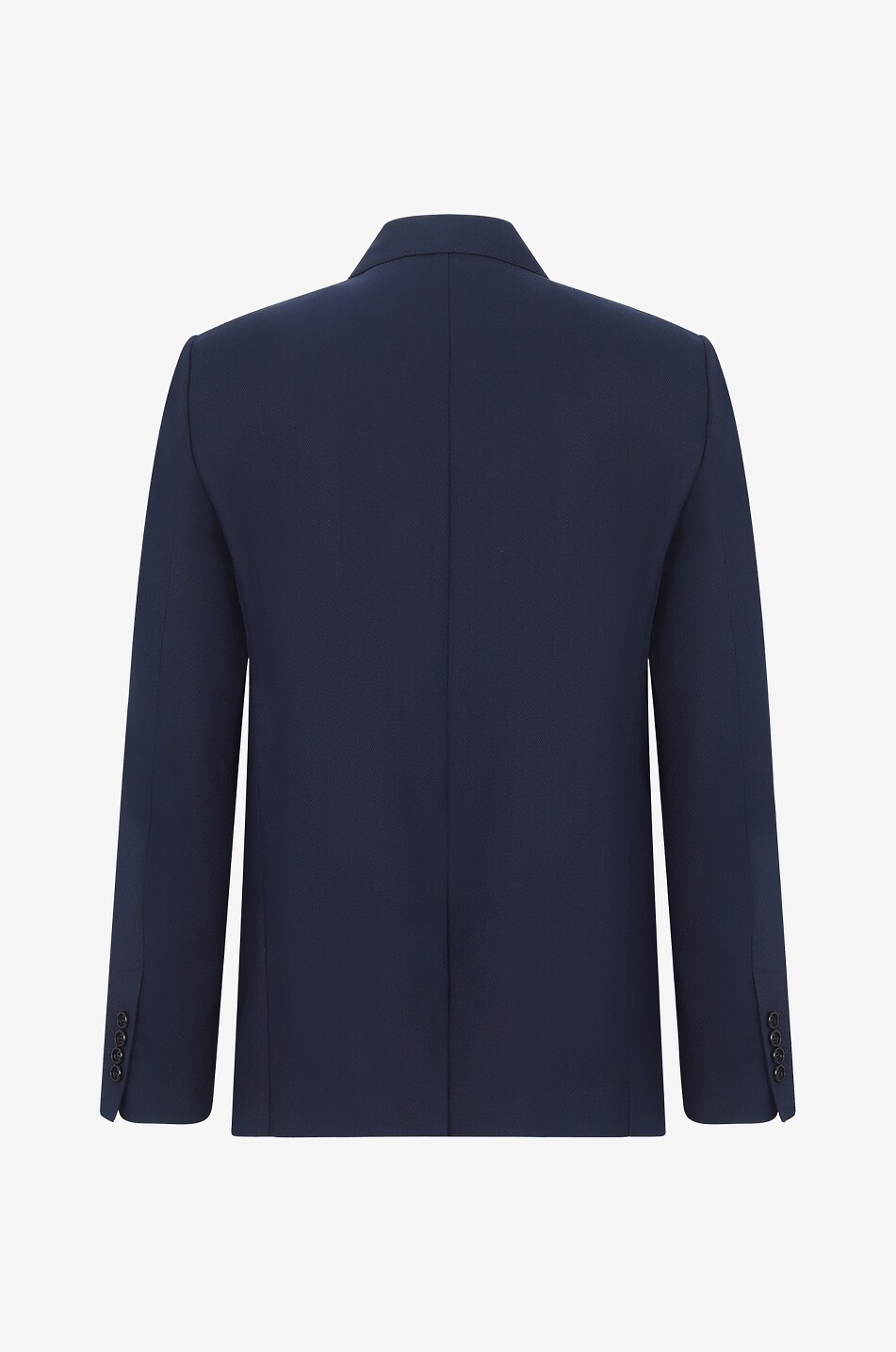 Single-breasted wool blazer