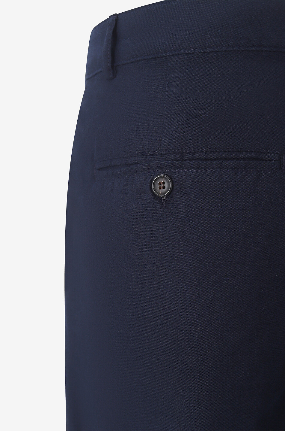 Chinohose aus Baumwolle und Wolle Military