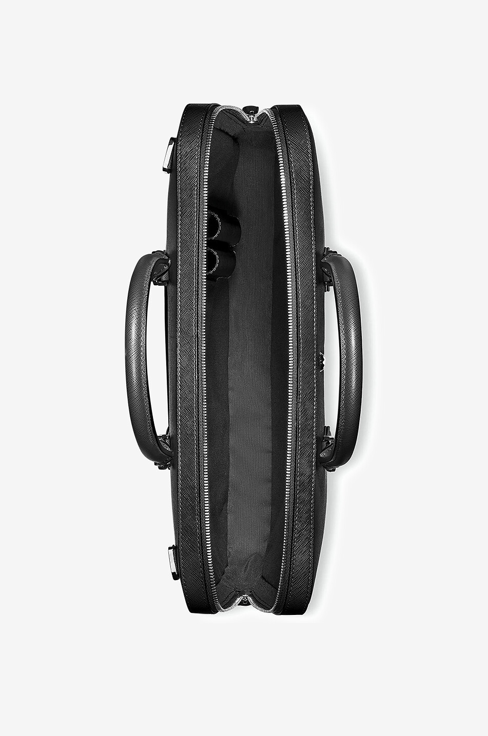 MONTBLANC Porte-document en cuir saffiano Montblanc Sartorial Fin Homme NOIR 5