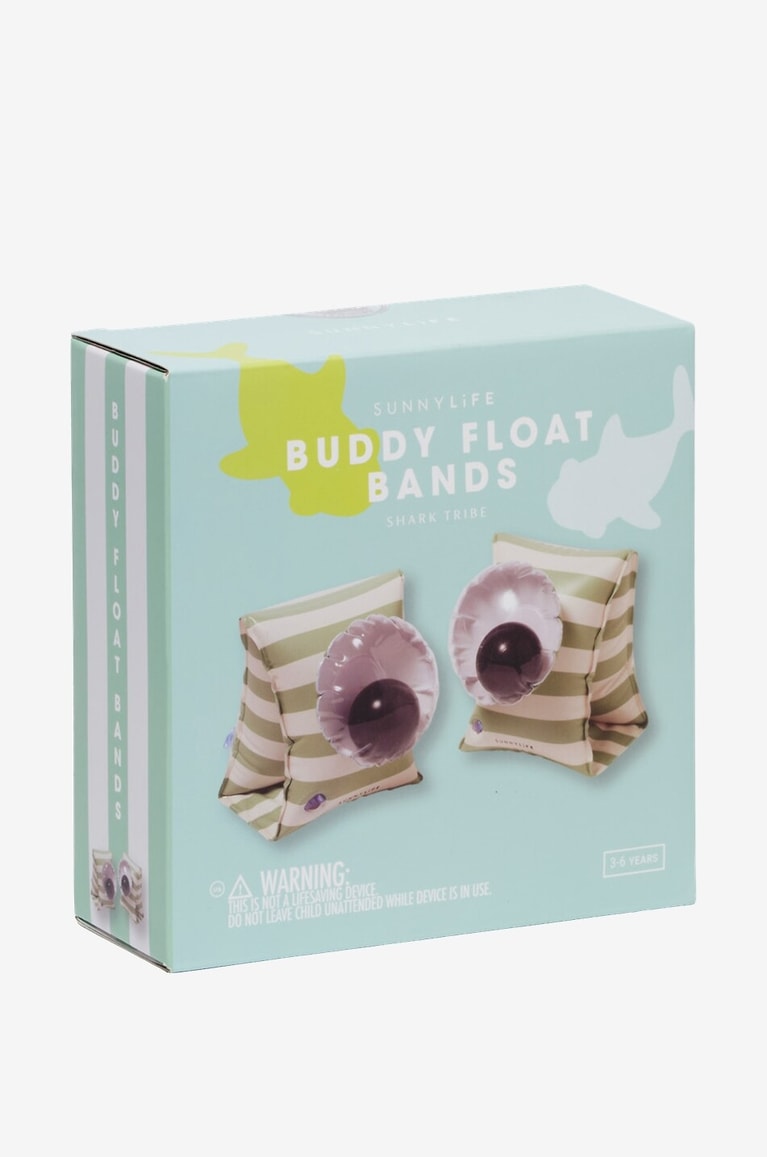 SUNNYLIFE Kinder-Schwimmflügel Buddy Float Bands Shark Tribe Haus KHAKI 4