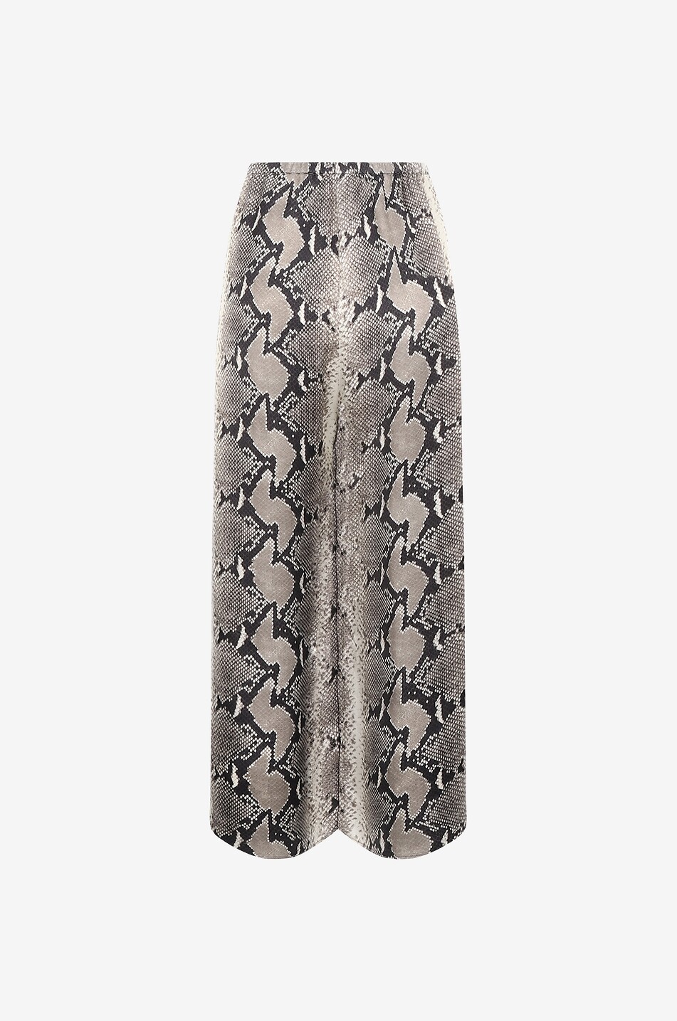 KHAITE Verkürzte Hose mit weitem Bein und Python-Print Mindy Damen BUNT 2