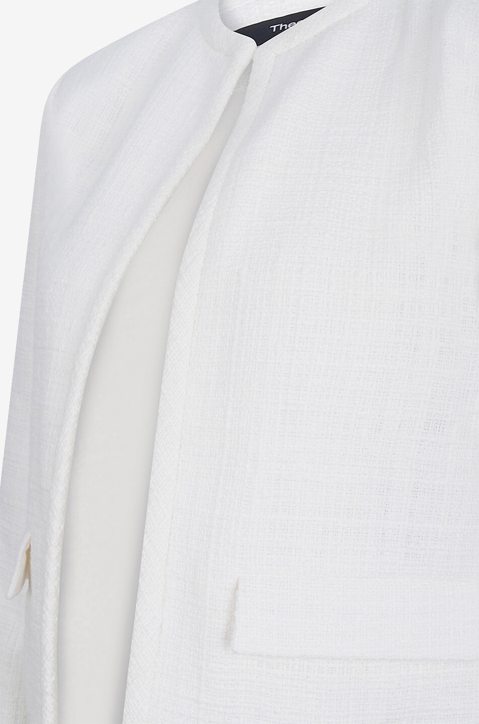 THEORY Cotton tailored jacket Women WHITE 3