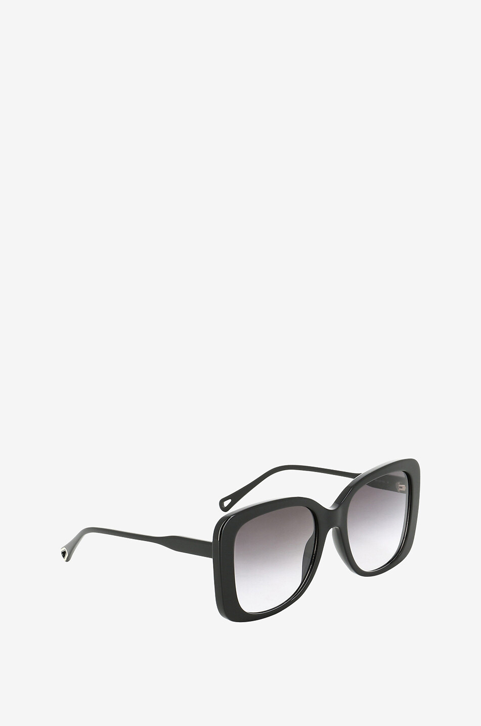 CHLOE Quadratische Oversize-Sonnenbrille Damen SCHWARZ 2