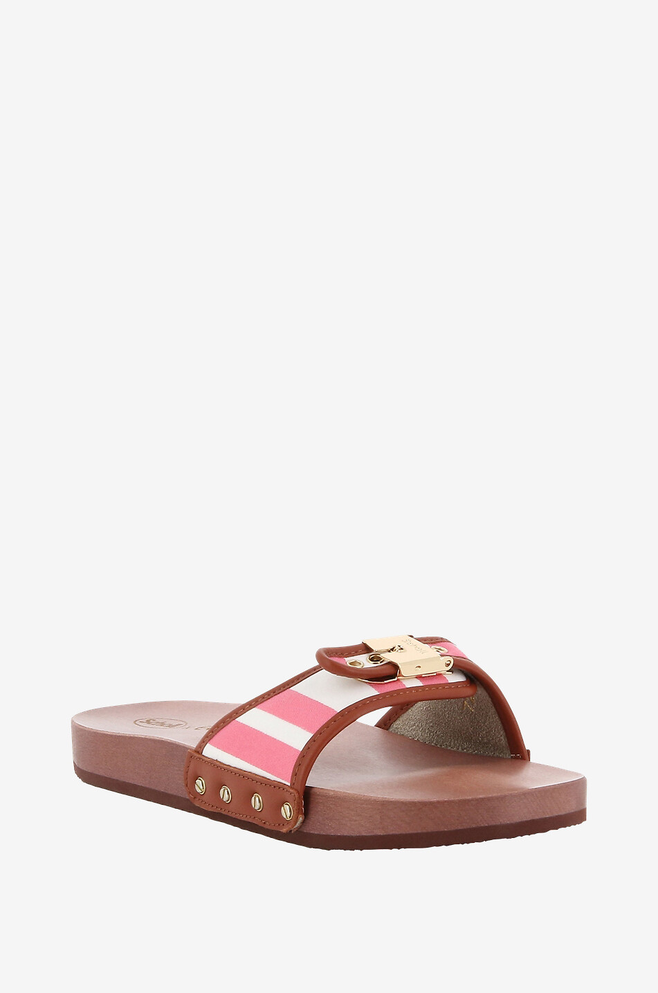 Pescura Flat leather flat mules