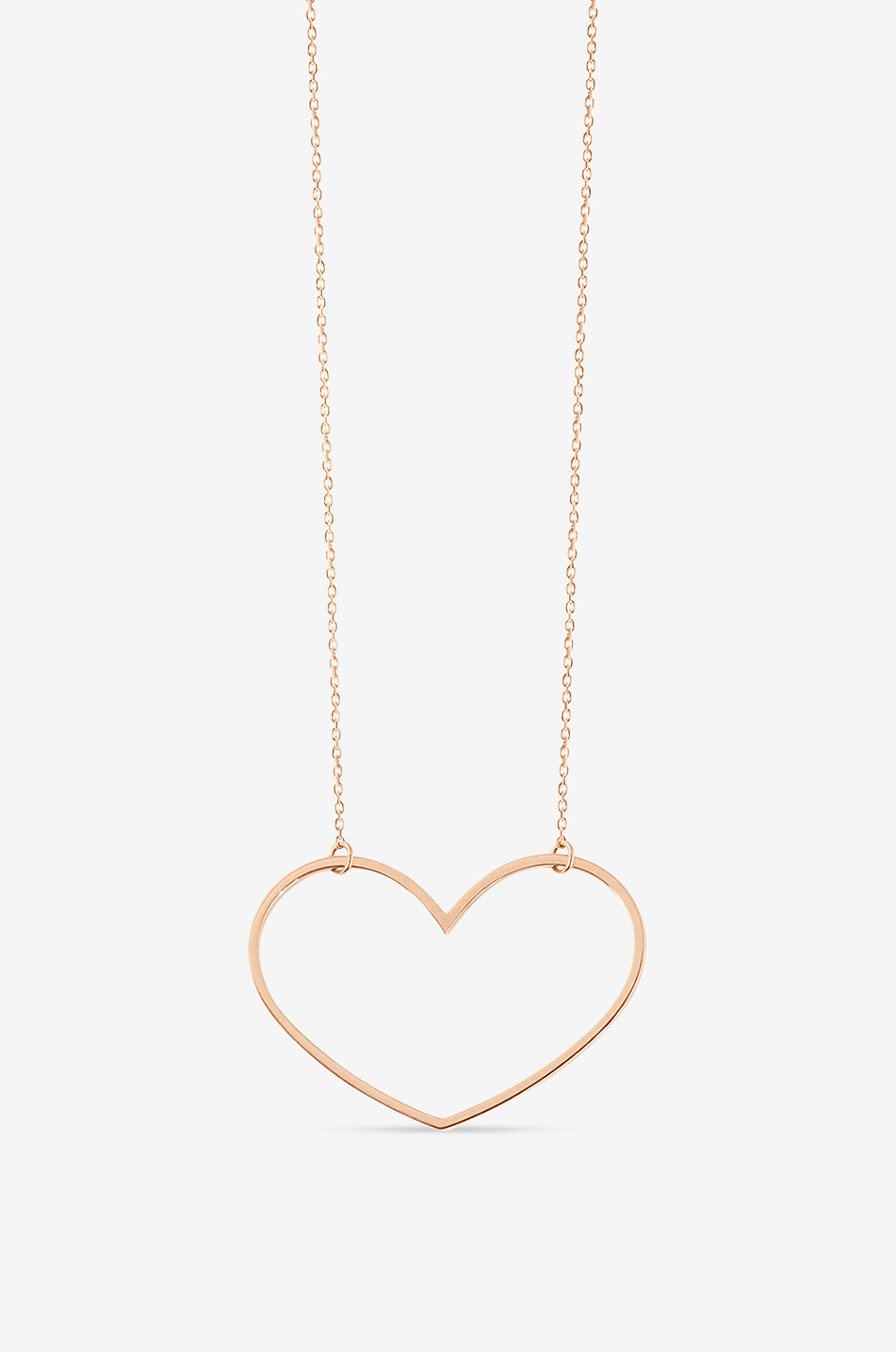 VANRYCKE Angie pink gold necklace with heart pendant Women PINK 4