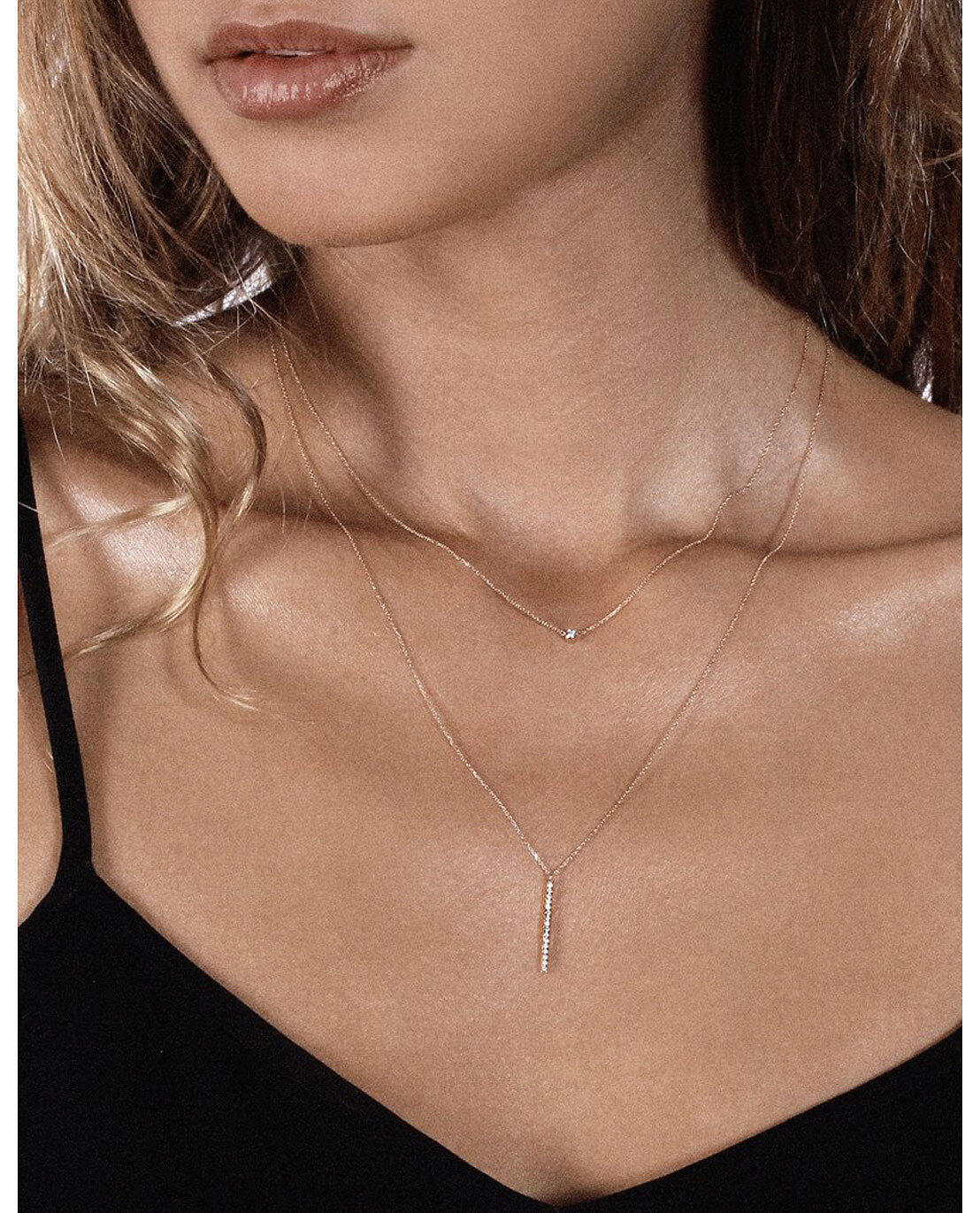 VANRYCKE Collier en or rose à pendentif diamants Medellin Femme ROSE 2