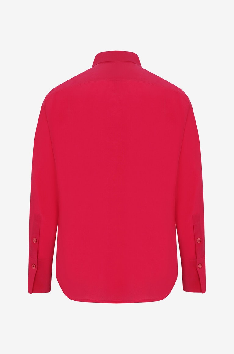 EQUIPMENT Leona silk long-sleeved shirt Women DARK PINK 2