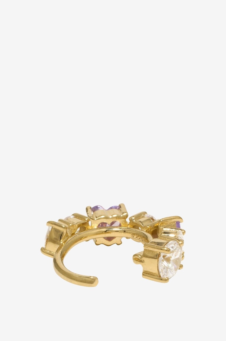 COMPLETEDWORKS Zirconia adorned vermeil ear cuff Women MULTI COLOURED 3