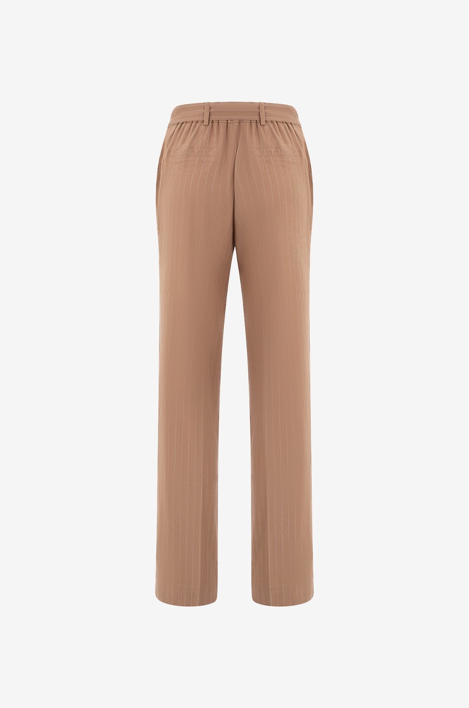 Toni linen and viscose wide-leg trousers