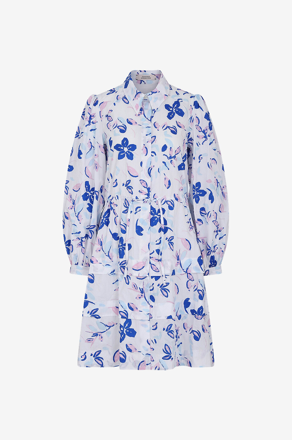 Bold Flower cotton short dress