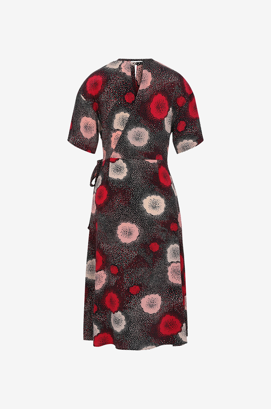 Midi-Wickelkleid oder Seide Korinne