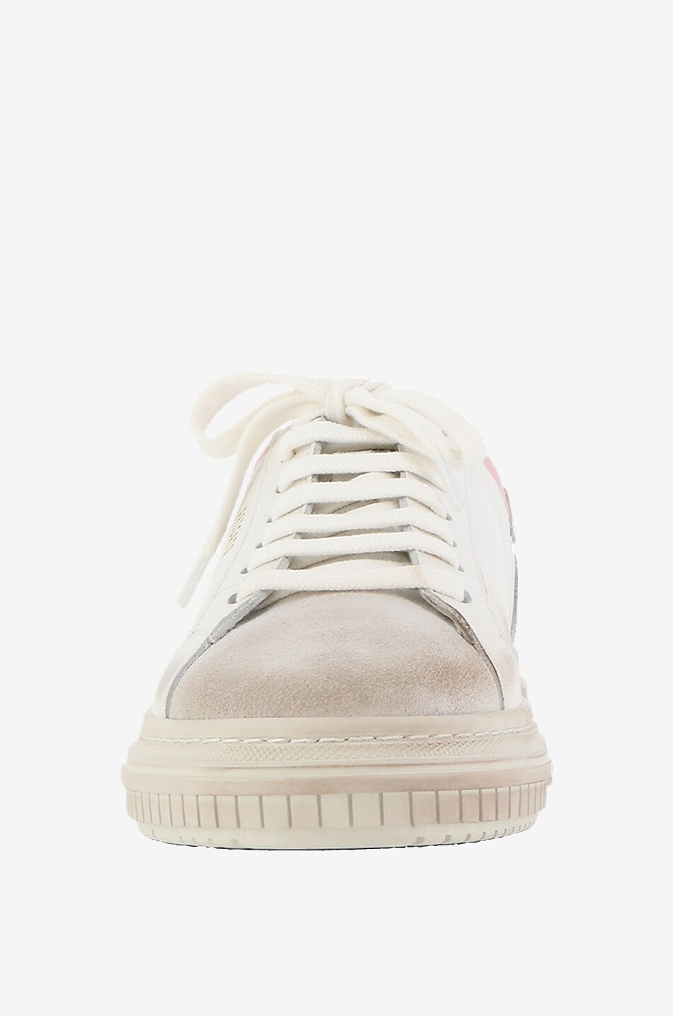 Niedrige Schnürsneakers aus Leder Atlas Distressed