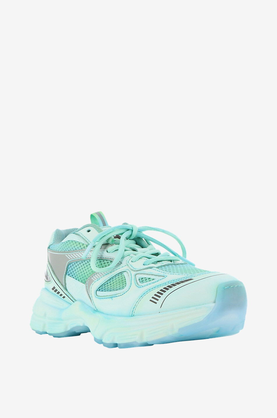 Niedrige Schnürsneakers aus Leder Marathon Dip-Dye Runner