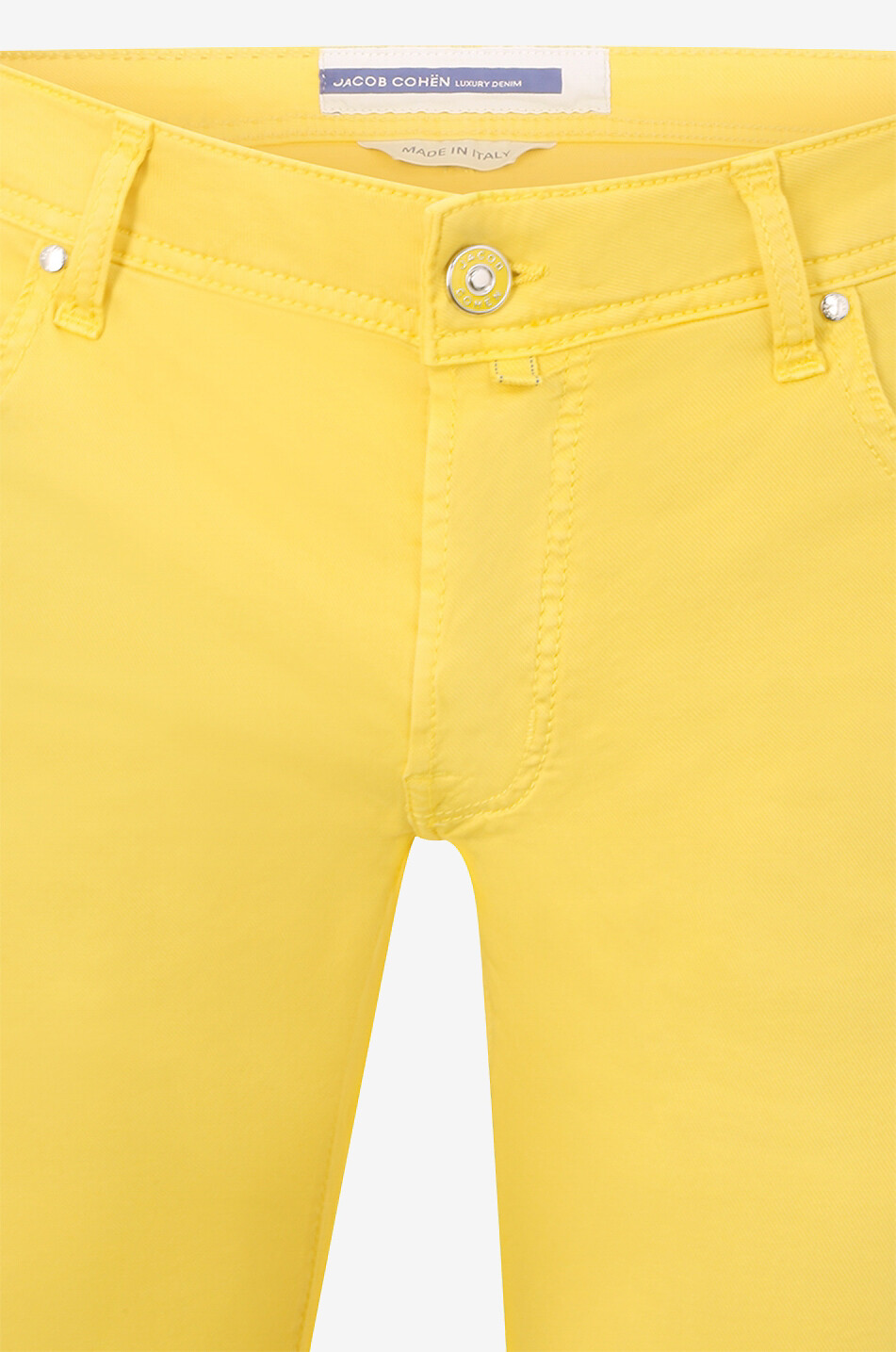 JACOB COHEN Jean slim en coton Nick Homme JAUNE 3