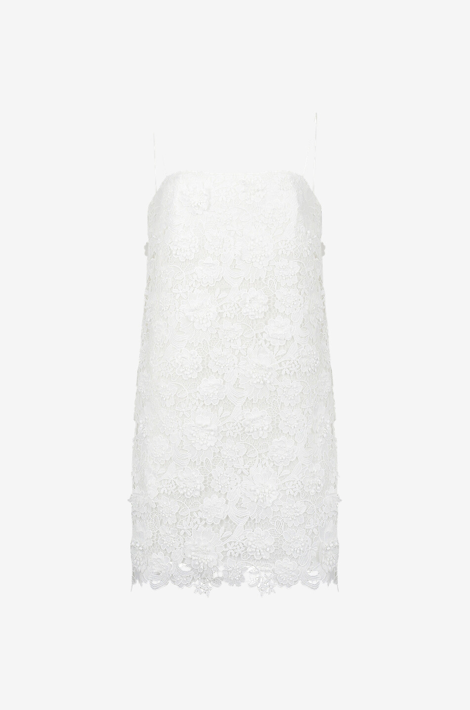 ZIMMERMANN Träger-Minikleid aus Spitze Raie Lace Flower Damen WEISS 1