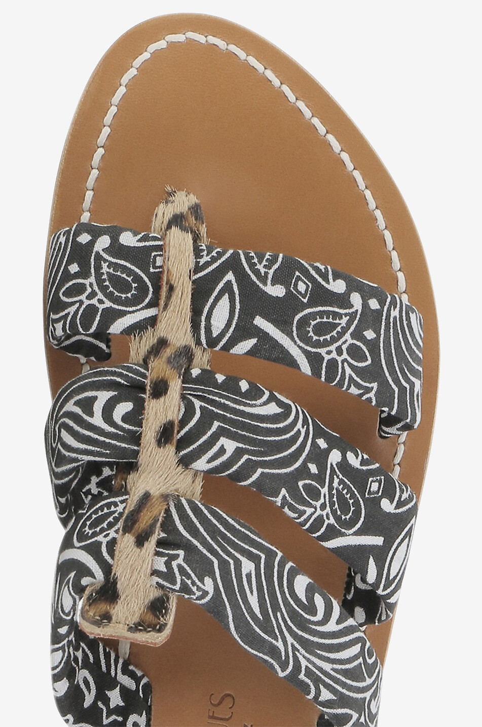 CALL IT BY YOUR NAME Dolon flat bandana slides Women BLACK 5