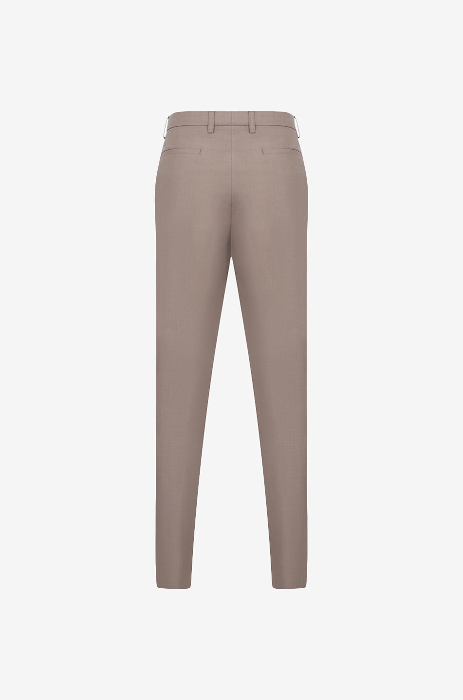 MARCO PESCAROLO Dox classic virgin wool trousers Men LIGHT BROWN 2